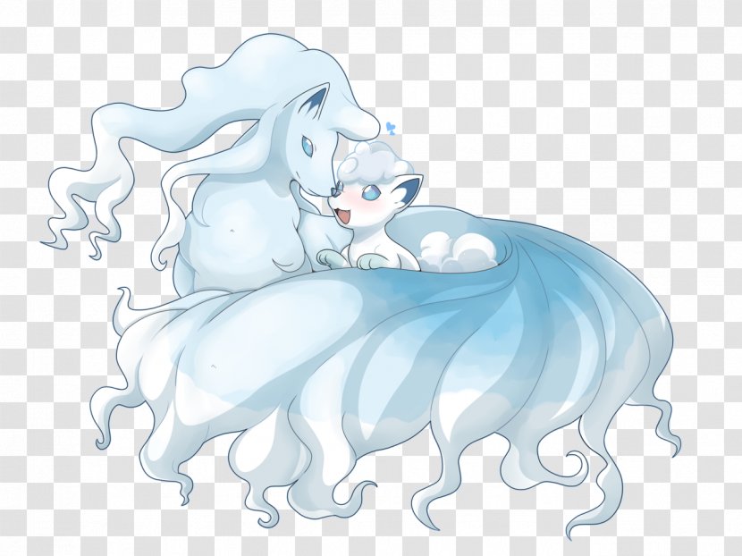 Cat Vulpix Ninetales Alola Pokémon - Line Art Transparent PNG