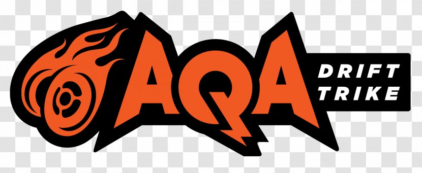 AQA DRIFT TRIKE Logo Drifting Brand - Orange - Hipercard Transparent PNG