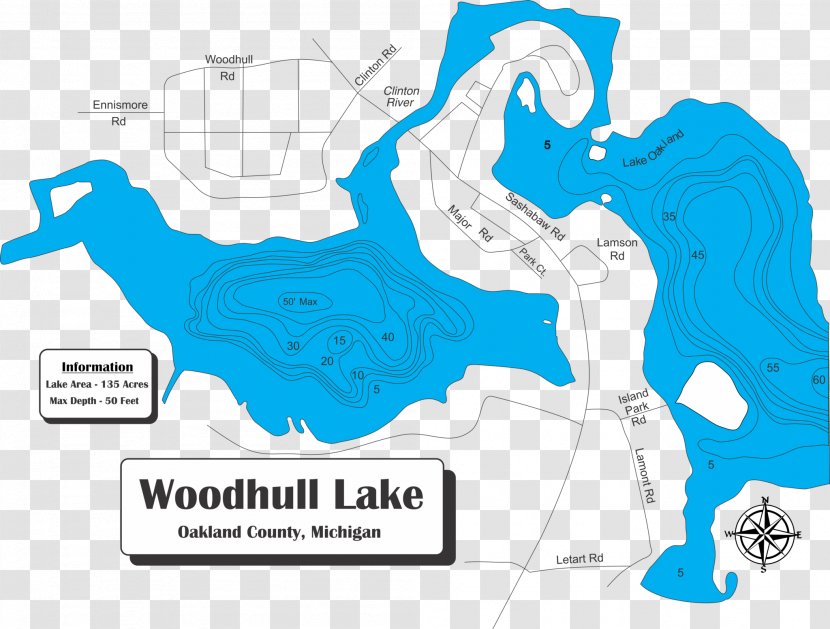 Lake Fenton Map - Reclaimed Lumber Transparent PNG