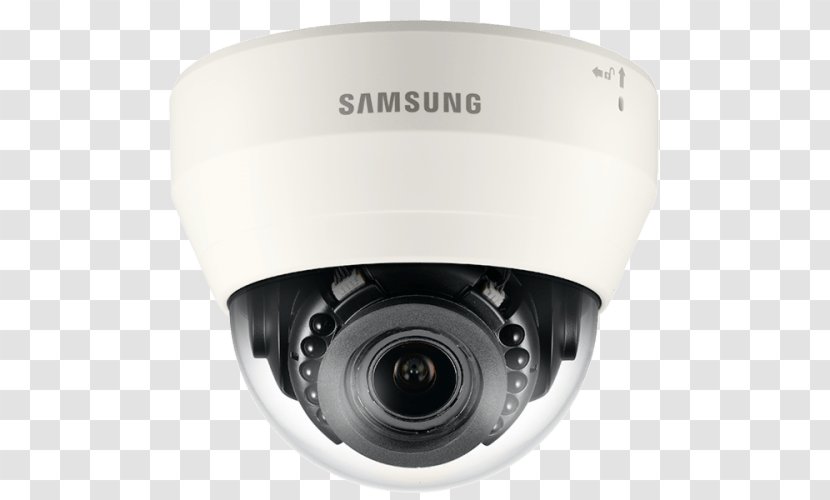 Samsung Techwin SmartCam SNH-P6410BN Hanwha IP Camera Closed-circuit Television - Lens Transparent PNG