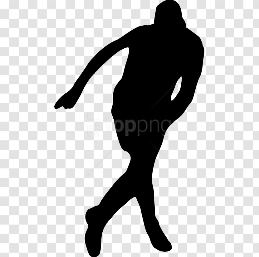 American Football Background - Silhouette - Blackandwhite Transparent PNG