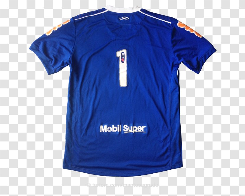 Sports Fan Jersey T-shirt Sleeve ユニフォーム - Electric Blue Transparent PNG