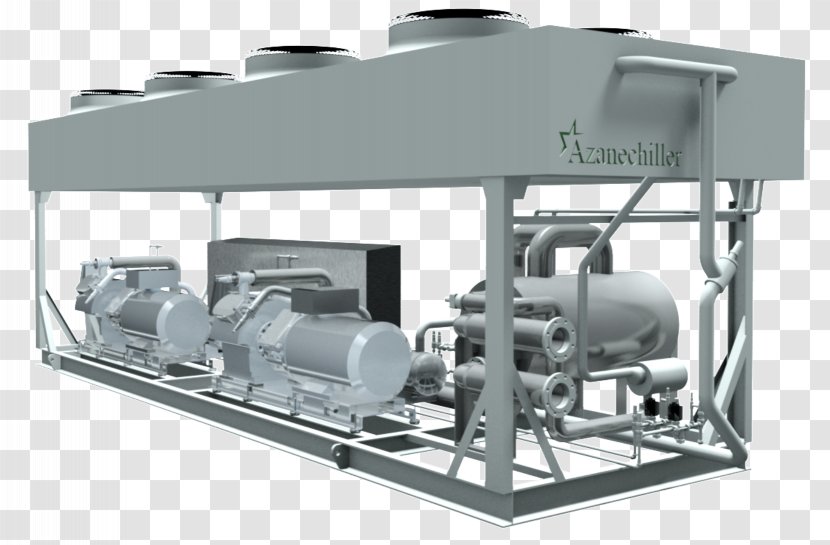 Machine Chiller Refrigeration Air-cooled Engine Seasonal Energy Efficiency Ratio - Aircooled - Ammonia Transparent PNG