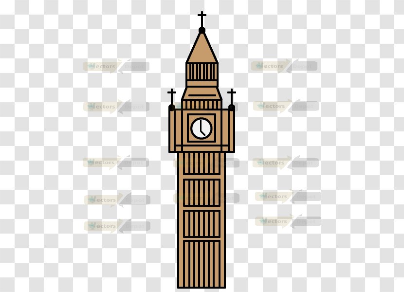 Landmark Monument - Character - Big Ben Transparent PNG