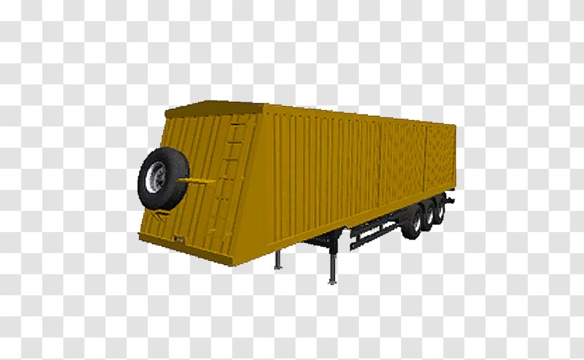 Cargo Shipping Container Semi-trailer Truck - Semitrailer - Semi Trailer Transparent PNG