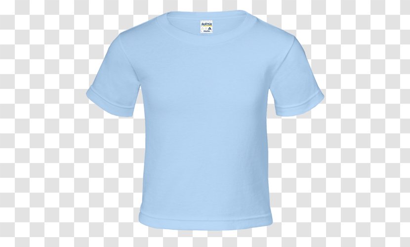 Printed T-shirt Gildan Activewear Blue Sleeve - Cobalt Transparent PNG