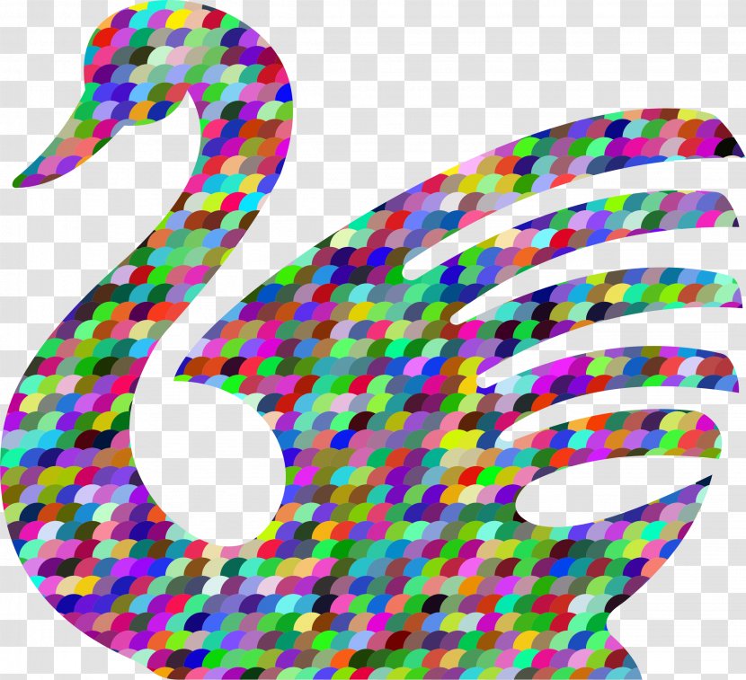 Line Point Font - Swan Transparent PNG