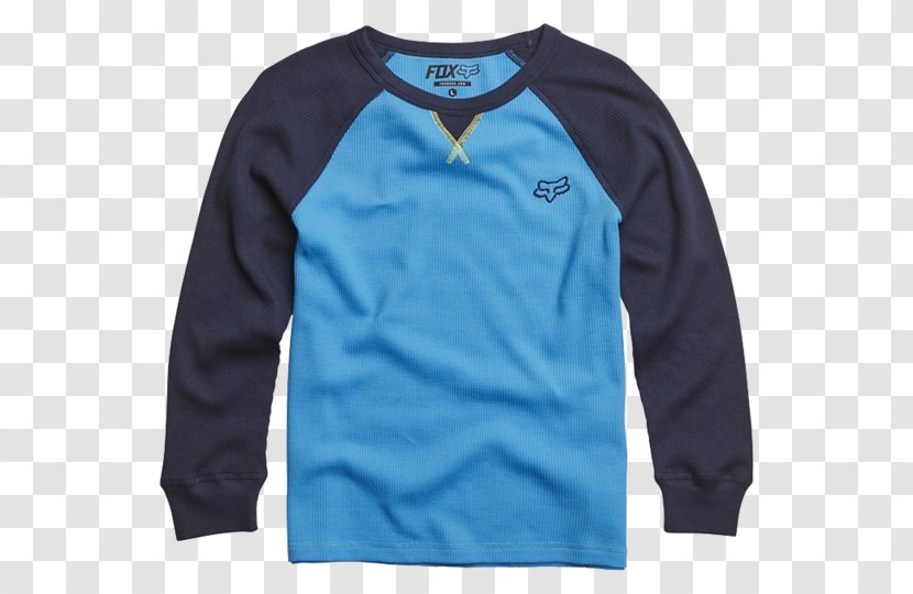 Long-sleeved T-shirt Sweater Bluza - Cobalt Blue Transparent PNG