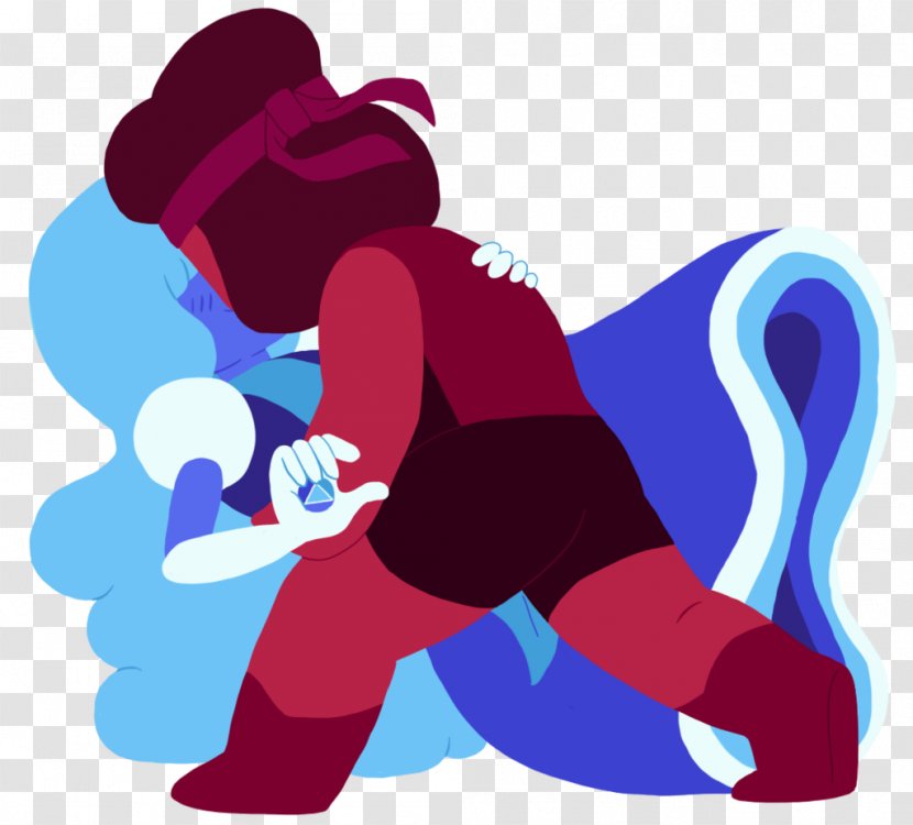 Garnet Ruby & Sapphire Drawing - Fictional Character - Su Transparent PNG