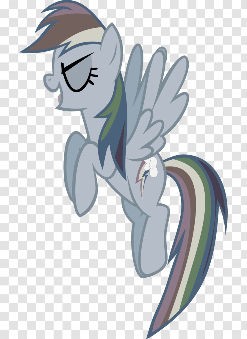 Pony Rainbow Dash Horse - Flower Transparent PNG