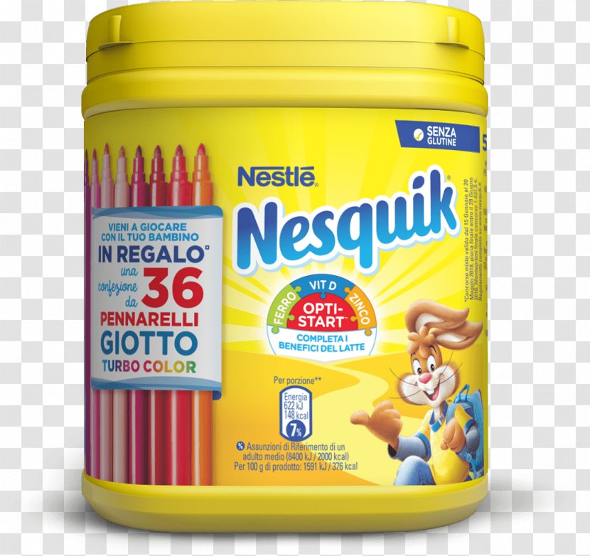 Nesquik Milk Marker Pen Nestlé Flavor - Prize Transparent PNG