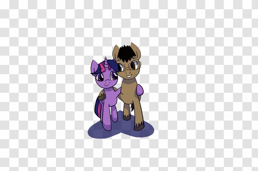 Horse Figurine Purple Mammal Character - Like Transparent PNG