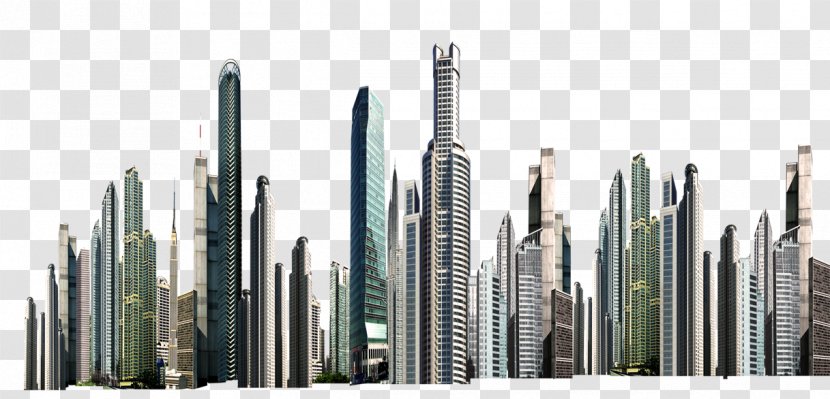 Skyscraper Building - Highrise - Creative City Skyscrapers Transparent PNG