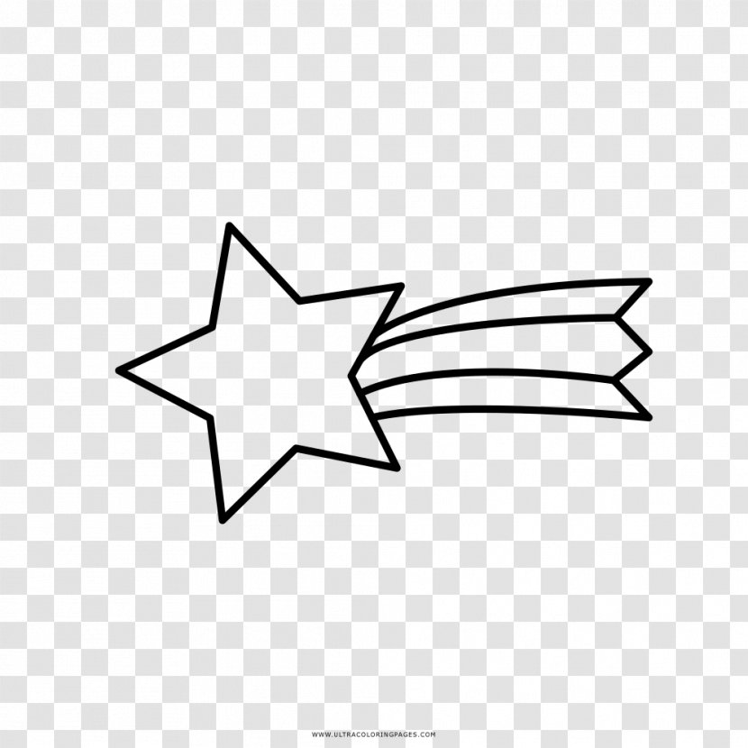 Drawing Star Coloring Book Black And White Painting - Natal Transparent PNG