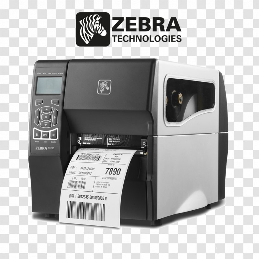Zebra Technologies Label Printer Barcode Thermal-transfer Printing - Technology - Watercolour Transparent PNG