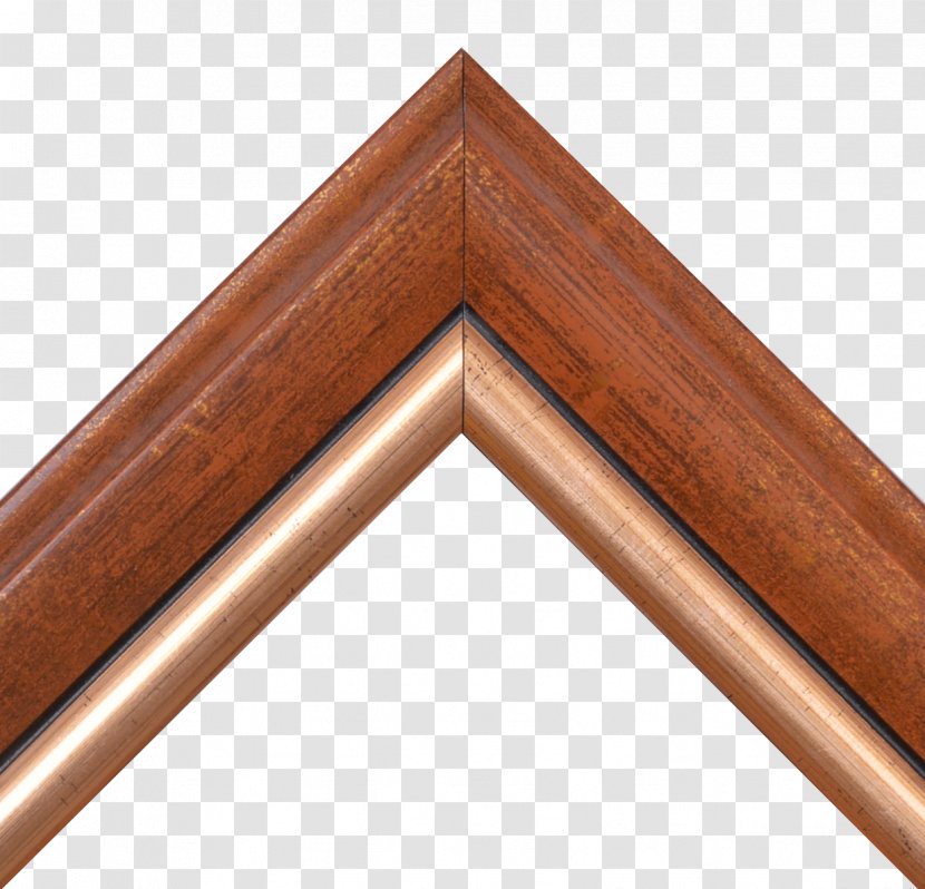 Copper Angle Line Wood Stain - Triangle Transparent PNG