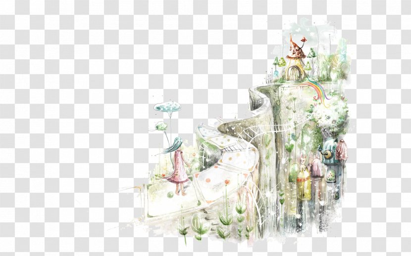 Wallpaper - Fantasy - Fairy Tale World Transparent PNG