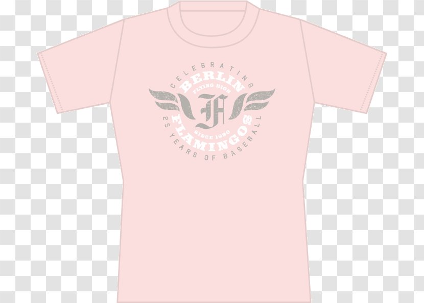 T-shirt Clothing Sleeve Top - Logo - Flamingos Transparent PNG