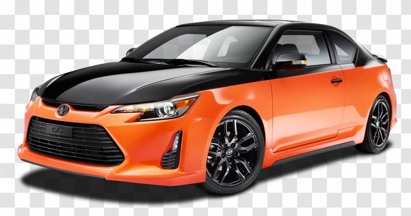2014 Scion TC 2015 Release Series 9.0 Car Toyota - Luxury Vehicle - Orange And Black Sports Transparent PNG