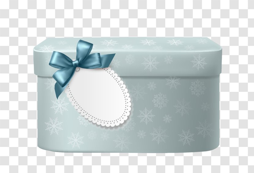 Gift Box Blue Clip Art - Christmas Transparent PNG