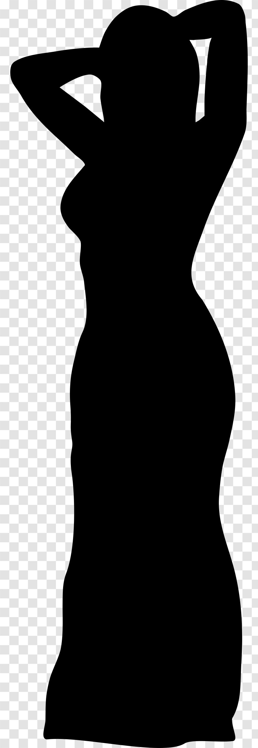 Little Black Dress Woman Clothing Clip Art - Women Transparent PNG