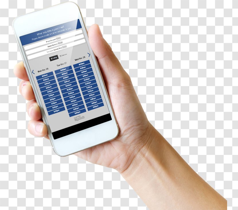 Mobile Phones Email Computer Software Appointment Scheduling - Hand Transparent PNG