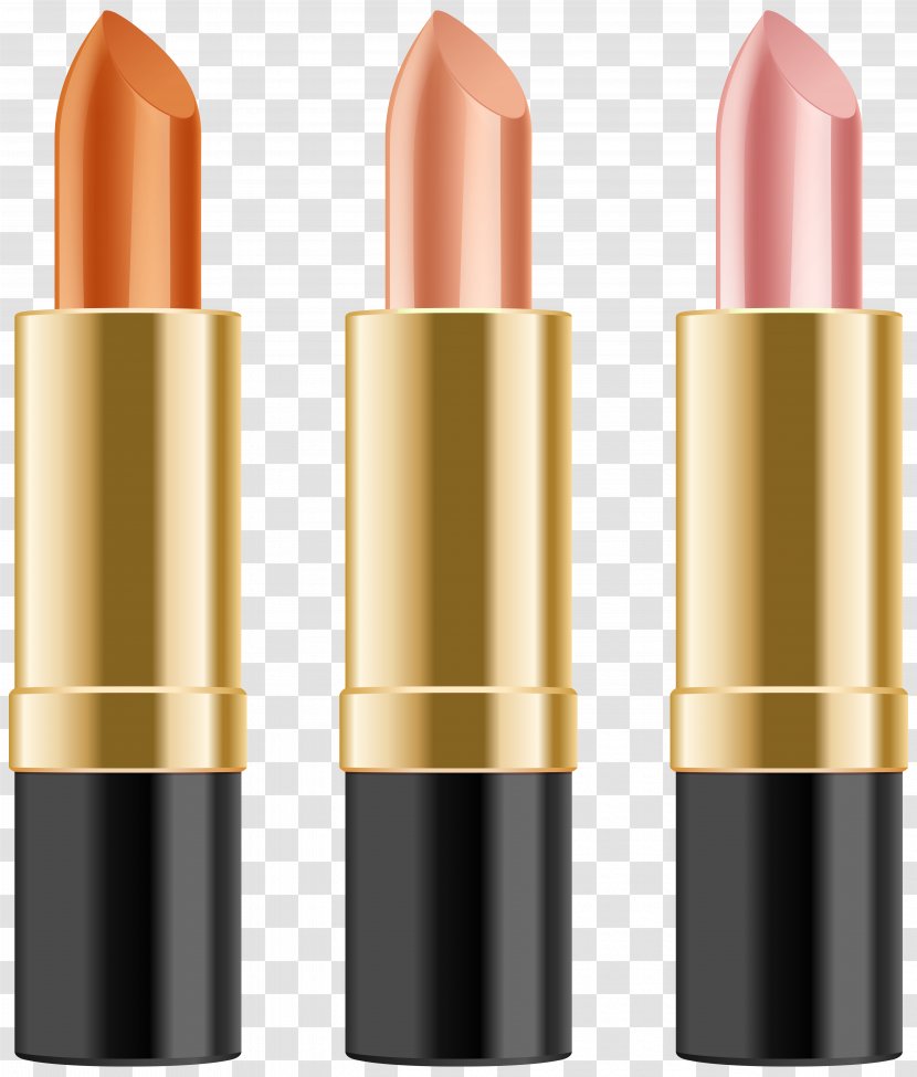 Lipstick Cosmetics Clip Art - Color - Set Image Transparent PNG