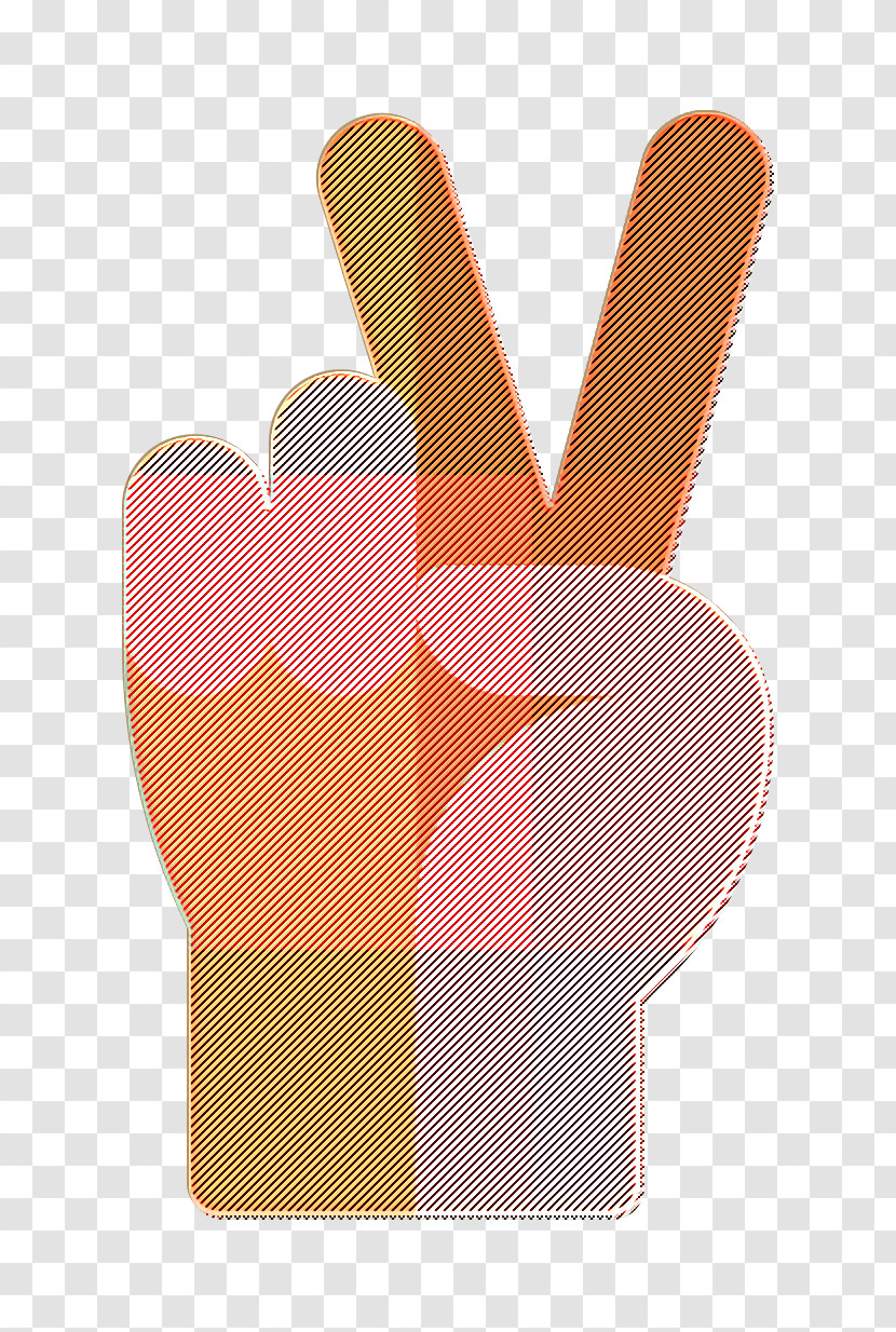 Hand Icon Two Icon Hand Gestures Icon Transparent PNG