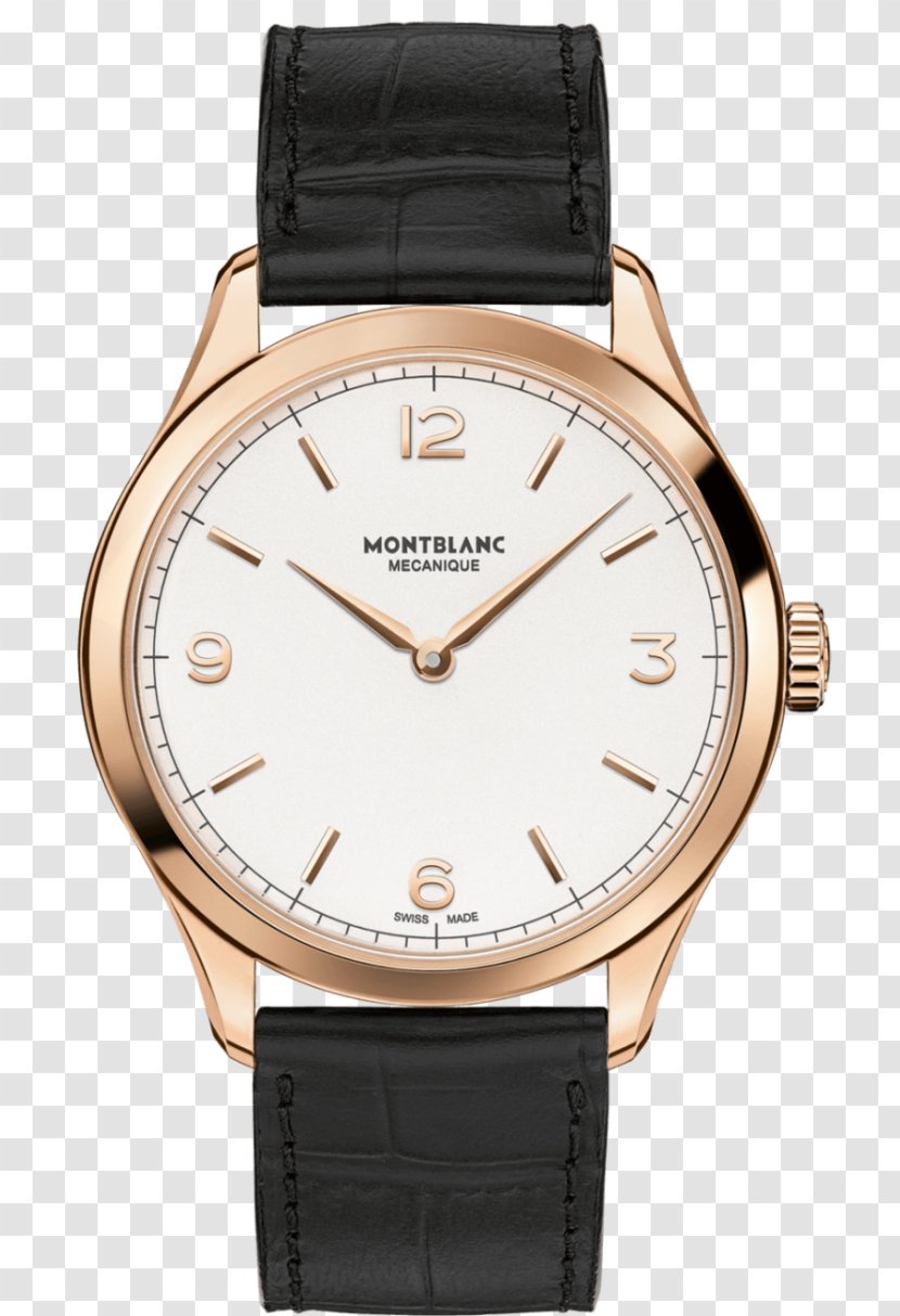 Montblanc Watch Strap Chronometry Jewellery - Brand Transparent PNG