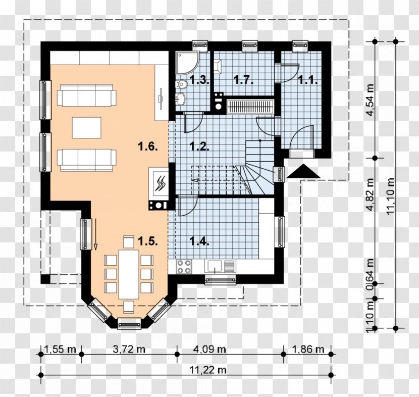 Floor Plan Facade - Design Transparent PNG