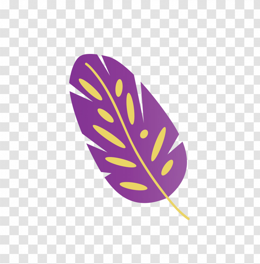 Logo Leaf Font Purple Line Transparent PNG