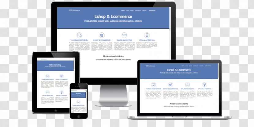 Responsive Web Design Website Development Template System - Digital Agency Transparent PNG