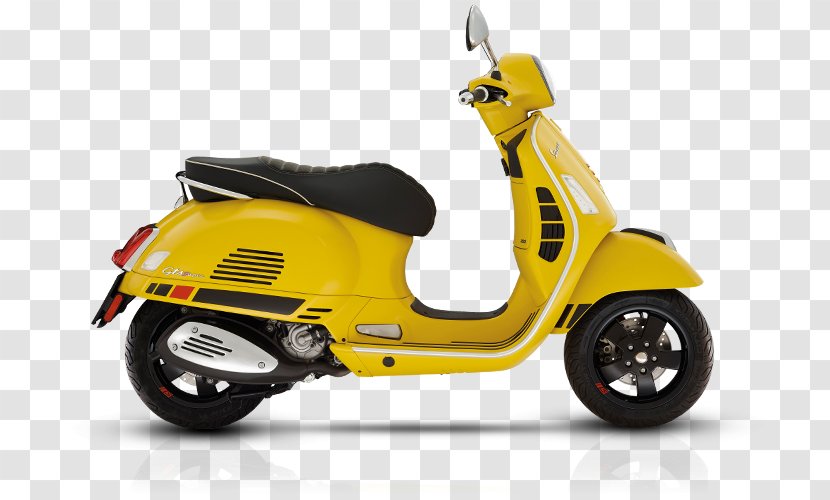 Piaggio Vespa GTS 300 Super Motorcycle Scooter - Wheel Transparent PNG