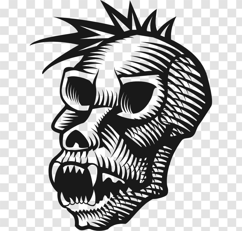 Drawing Clip Art - Visual Arts - Skull Transparent PNG