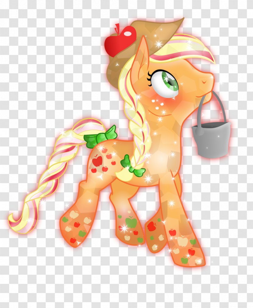 Applejack Horse Pony Fluttershy TeePublic - Fruit Transparent PNG