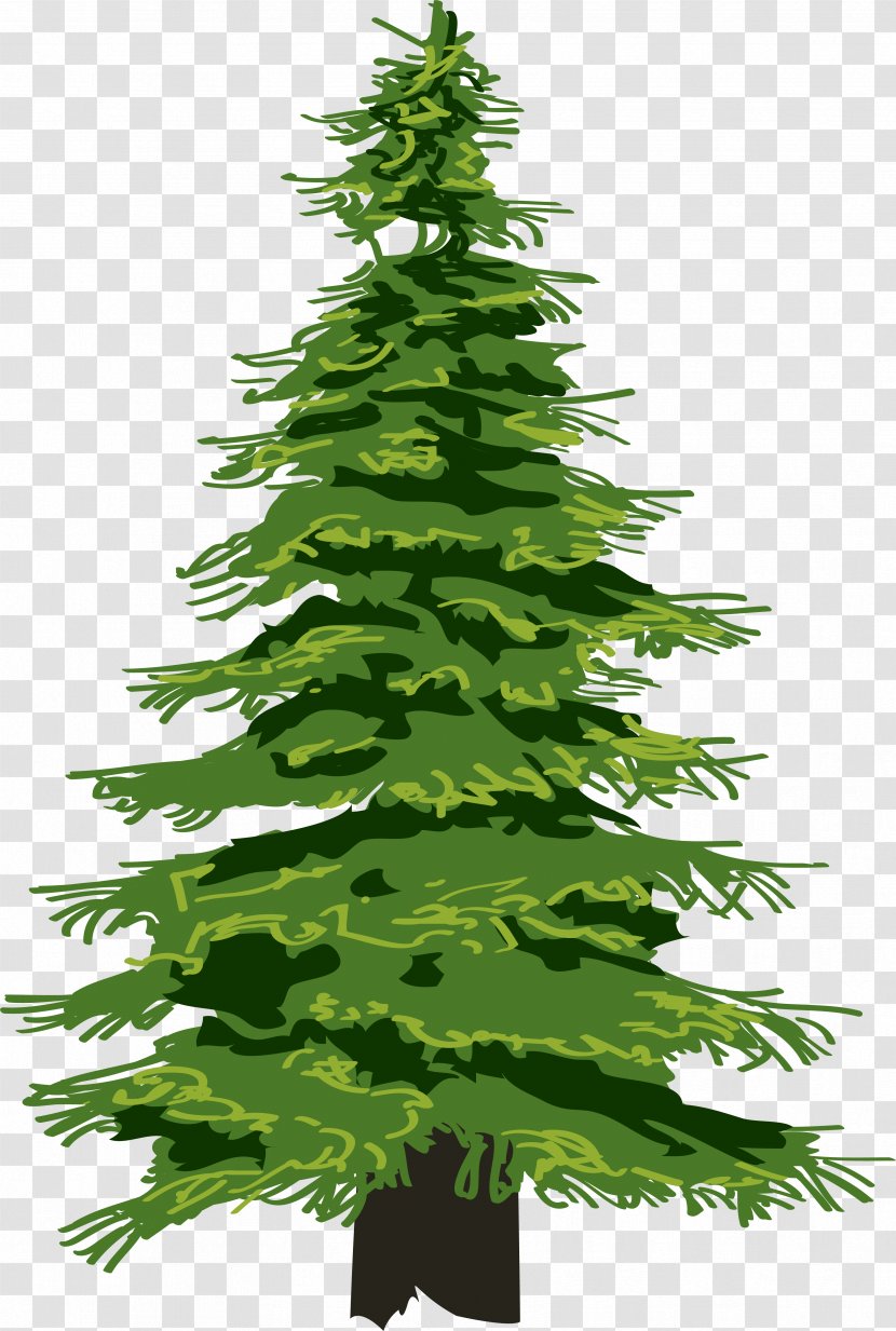 Pine Tree Evergreen Clip Art - Christmas Decoration Transparent PNG