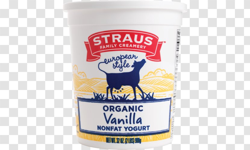 Milk Dairy Products Cream Organic Food Yoghurt - Flavor - Vanilla Transparent PNG
