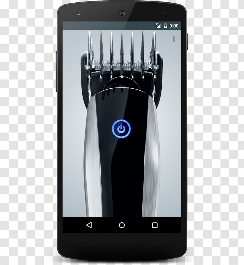 Smartphone Shaver Prank Electric Just For Fun - Multimedia - Hair Trimmer Transparent PNG