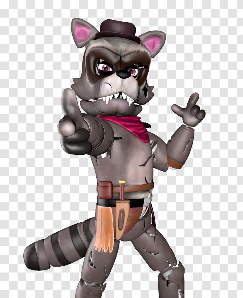 Five Nights At Freddy's Raccoon Art Drawing - Fictional Character Transparent PNG