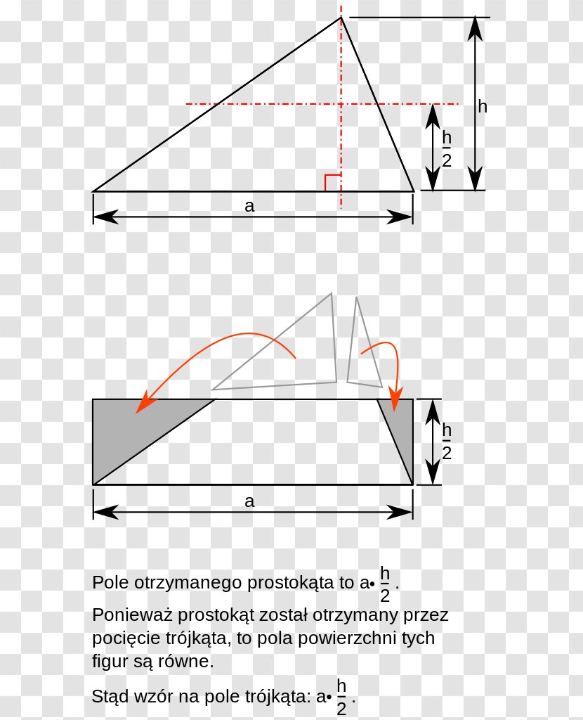 Right Triangle Area Equilateral - Noneuclidean Geometry Transparent PNG