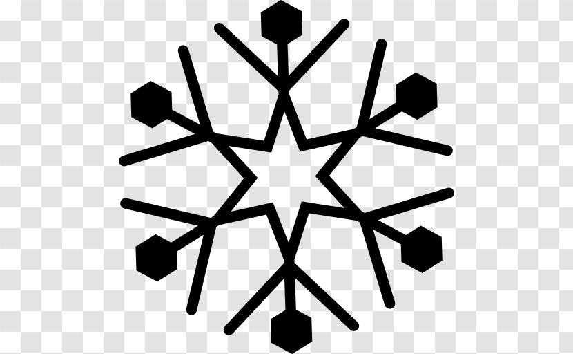 Snowflake Drawing Cold Shape - Symbol Transparent PNG