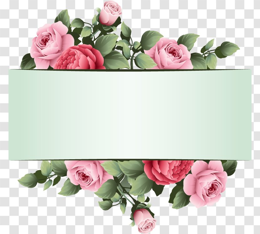 Idea Clip Art - Scrapbooking - Vector Beautiful Rose Flowers Seamless Background Material Transparent PNG