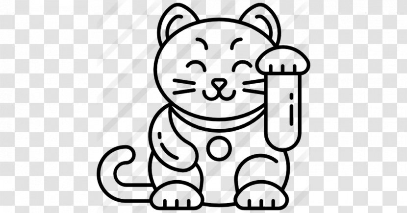 Cat Maneki-neko Icon Design - Tree Transparent PNG