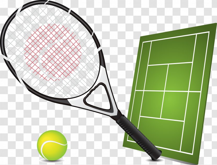 Tennis Centre Racket Ball - Sports Equipment Transparent PNG