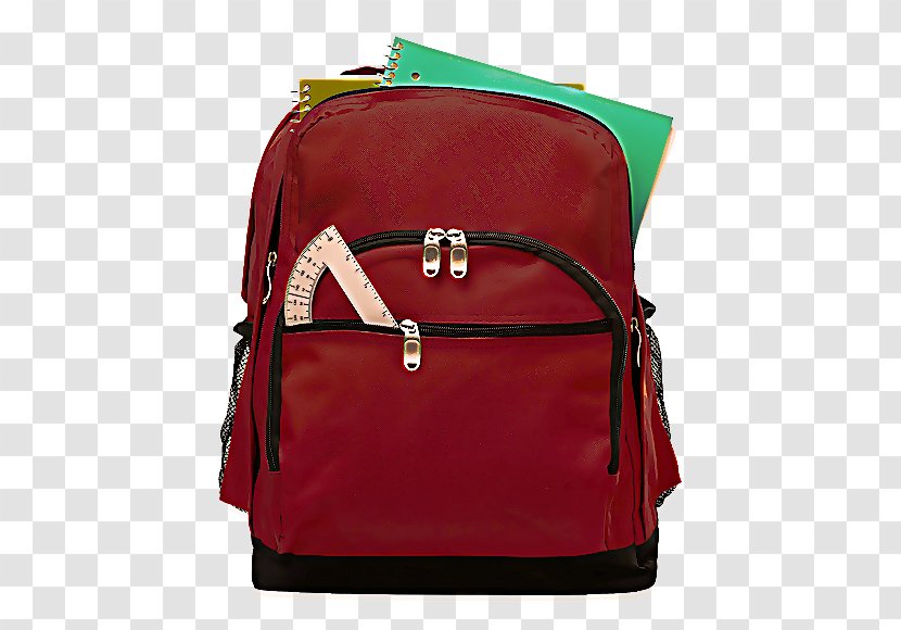 Bag Red Backpack Green Maroon - Hand Luggage - Fashion Accessory Transparent PNG