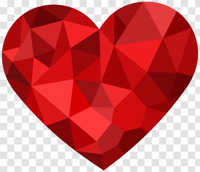 Heart Clip Art - Ruby Transparent PNG