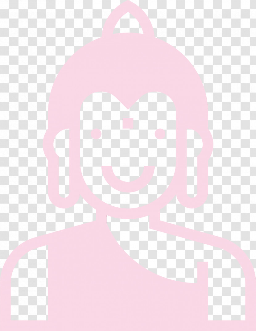Logo Character Pink M Line Meter Transparent PNG