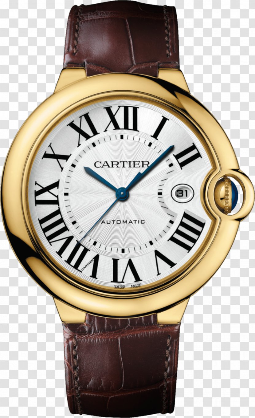 Cartier Tank Watch Gold Jewellery - Cabochon - Pocket Transparent PNG