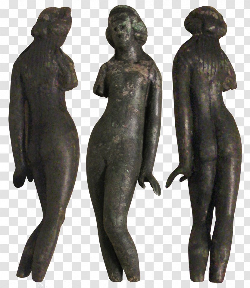 Bronze Sculpture Figurine Statue Classical - La Romaine Transparent PNG