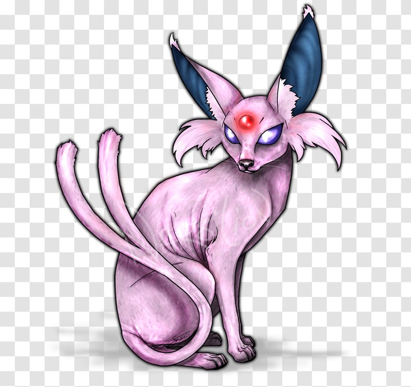 Whiskers Espeon Eevee Pokémon - Flower - Pokemon Transparent PNG